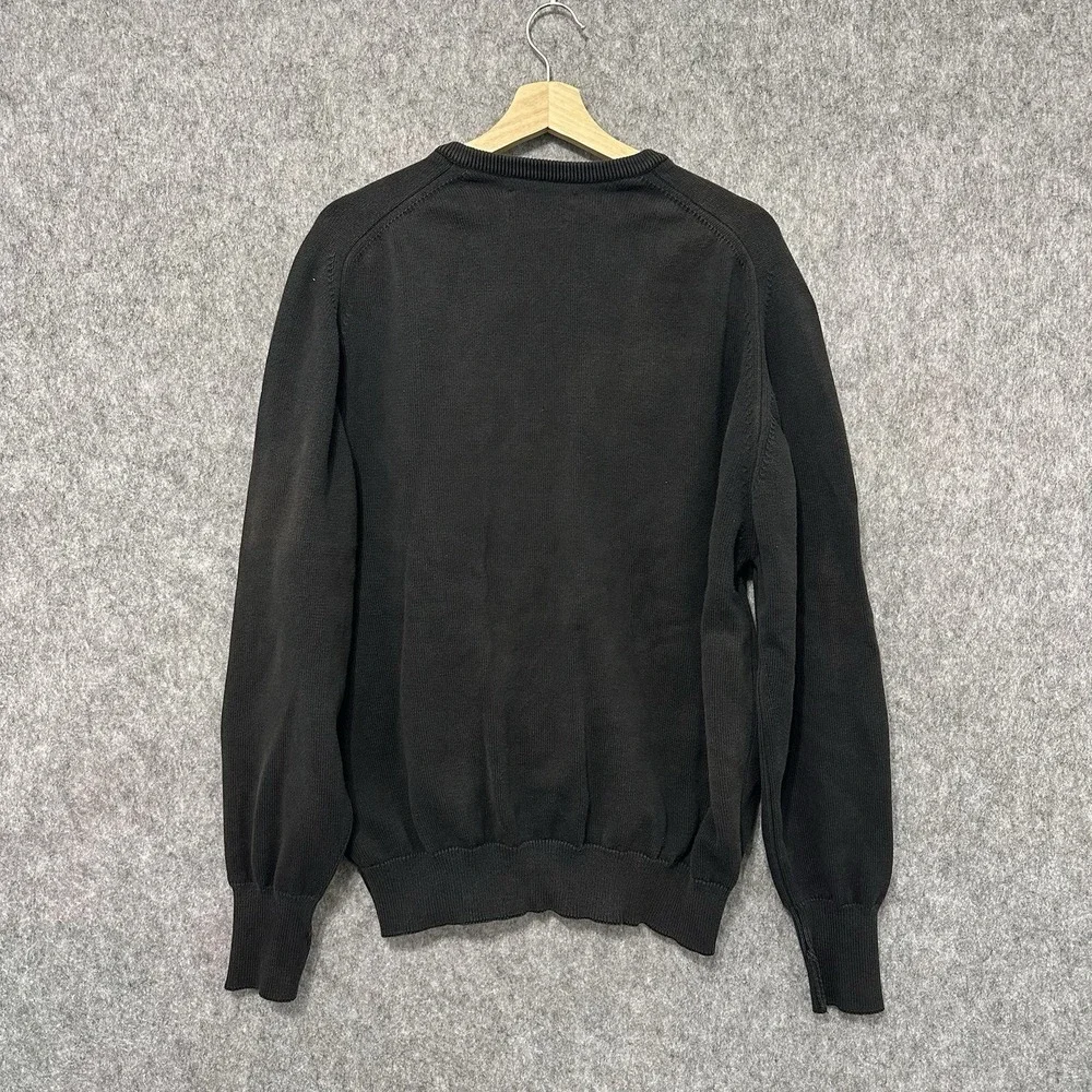 Titleist Collection Golf Sweater Black V-Neck Cotton XXL Knollwood‎ Club FADED